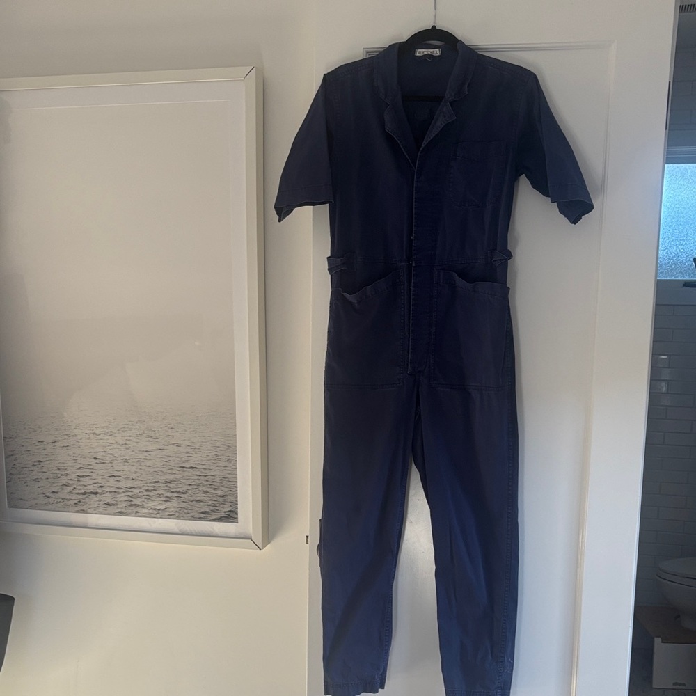 Alex Mill Deep Blue Jumpsuit
